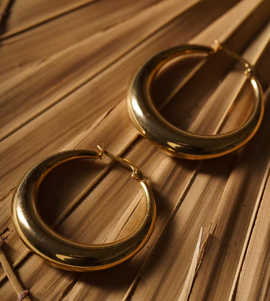 Esme Hoops Earrings
